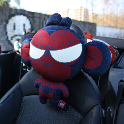 

Carinunu carinono car headrest neck pillow car neck pillow cartoon pillow cushion four seasons seat headrest car supplies spiderman