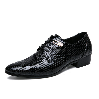 

VenierLL Mens Business Leather Shoes Lace Up Casual Dress Office Wedding Shoes