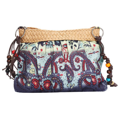 

Модная женская сумка для пляжа Кошелек для сукна для сукна из чешуи Bohemian Boho Этническая печать