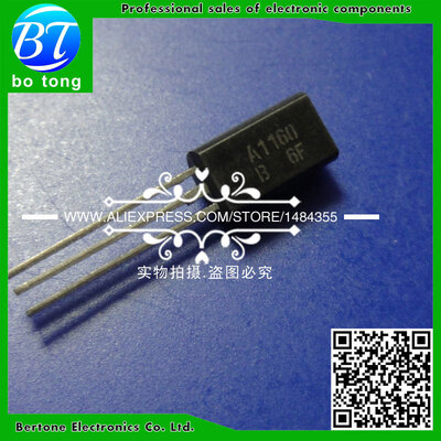 

Free shipping 2SA1160-B A1160 2SA1160 TO-92L PNP 10V 2A TO-92 Silicon Transistor TO92 100pcsbag