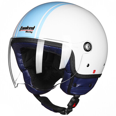 

Tanked Racing Motorcycle Helmets Electric Vehicle Helmet T583 Four Seasons Universal  Code White Italy