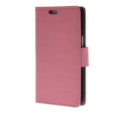 

MOONCASE Simple Leather Flip Wallet Card Slot Stand Back чехол для Samsung Galaxy J1 Pink