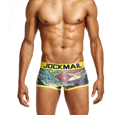 

JOCKMAIL Mens Boxer Briefs Digital Print Boxer Briefs Fashion Sexy Breathable Quick-drying