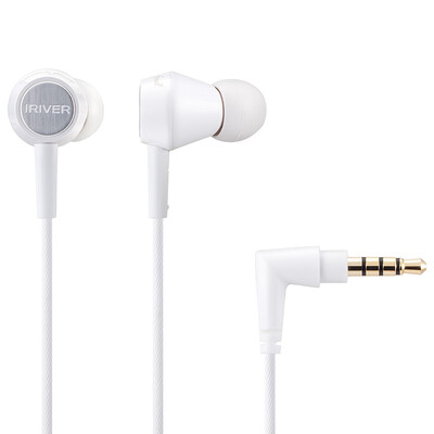

Avery&Iriver ICP-AT1000 moving ear ear with harness earphone with earphone Fianl Audio cooperation spiral thread elegant white