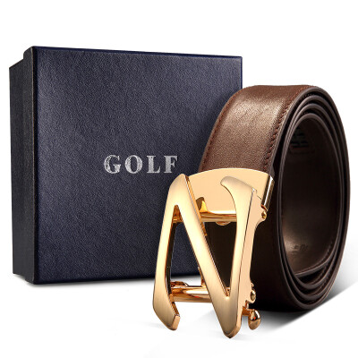 

Golf GOLF Kids Men Belt Automatic Buckle Wearable Belt Gift Box Pants P489633 Black