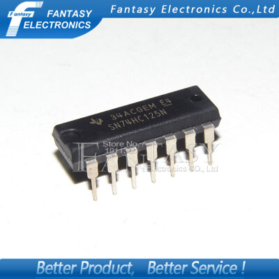 

50PCS SN74HC125N DIP14 SN74HC125 DIP 74HC125N 74HC125 new&original IC free shipping