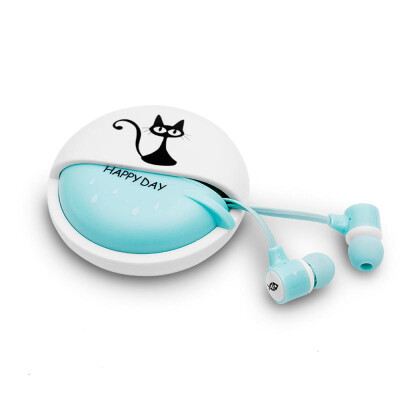 

Смазливая мультфильм Cat наушники мини Earbuds в наушниках уха с наушниками с микрофоном для iphone samsung xiaomi