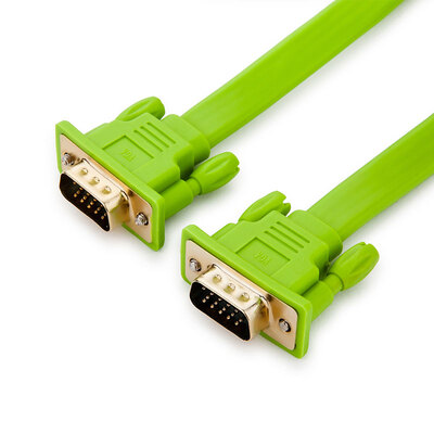 

Jinghua (JH) 0231 VGA разъем высокой четкости 3 + 6 проводных аудио и видео аксессуары инженерная линия телевизор видео компьютер монитор проектор разъем сигнальный кабель данных 3 м плоская линия
