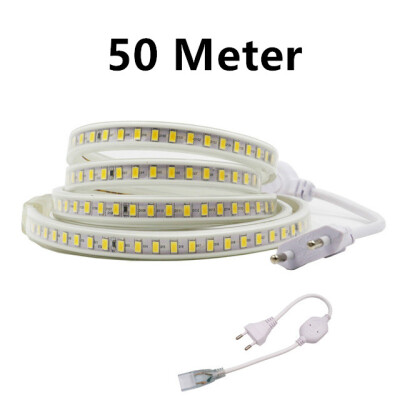 

220V 120Ledm Led Strip light 5730SMDSuper Bright 1m2m3m4m5m10m20m WhiteWarm White Waterproof Led Light With EU Plug