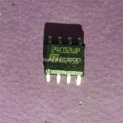

20pcs/lot M24C02-WMN6TP M24C02 24C02WP EEPROM Serial-I2C 2K-bit 256 x 8 3.3V/5V 8-Pin SO N T/R