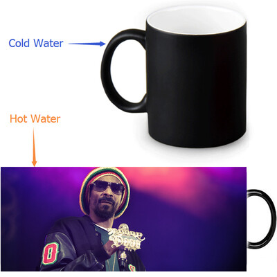 

Snoop Doggy 350ml12oz Heat Reveal Mug Color Change Coffee Cup Sensitive Morphing Mugs Magic Mug Milk Tea Cups