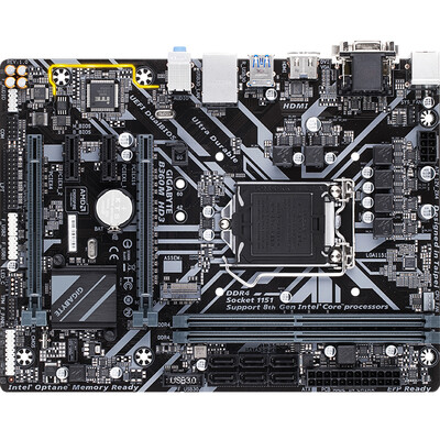 

GIGABYTE B360M HD3 "Chicken" game board Intel B360LGA 1151