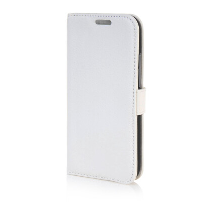 

MOONCASE High quality Leather Wallet Flip Card Slot Pouch Stand Shell Back ЧЕХОЛ ДЛЯ HTC One Mini 2 M8 Mini White