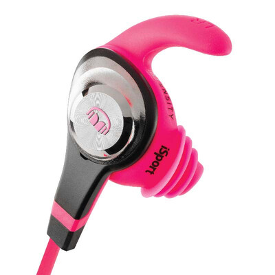

Monster iSport Intensity любят спортивные наушники для ушей, защищающие от пота, противоскользящие наушники с гарнитурой