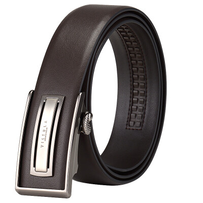 

VIAULA (VISTULA) Men's Belt Cattle Leather Belt Automatic Belt Belt 140039-321 Dark Brown