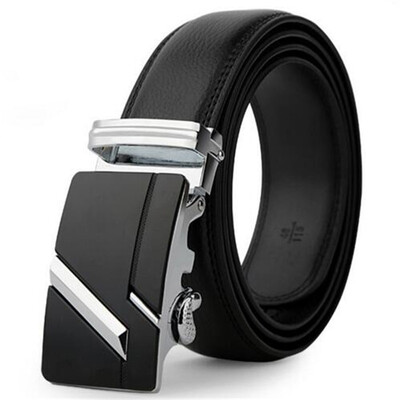 

2017 Fashion leather strap male automatic buckle belts authentic girdle trend mens belts ceinturecinto masculino