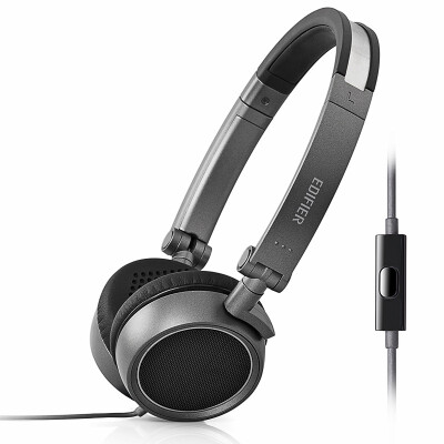 

Edifier EDIFIER H690P out of the street portable headset HIFI sound quality mobile phone headset can call iron gray