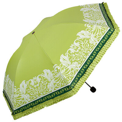 

Paradise umbrella UPF50 gelatin black silk screen printing spell color skirt 30 umbrella umbrella sun umbrella yellow green 30041ELCJ