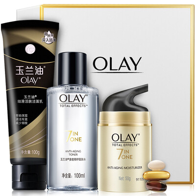 

Комплект для ухода за кожей Olay Olay Набор для ремонта нескольких ремонтных комплектов Косметический комплект 3шт (лицо 50 г + обновить воду 100 мл + гладкое очищение 100 г)