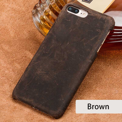 

LANGSIDI натуральный кожаный чехол для iPhone 7 Plus Case Vintage Crazy horse skin Back Cover