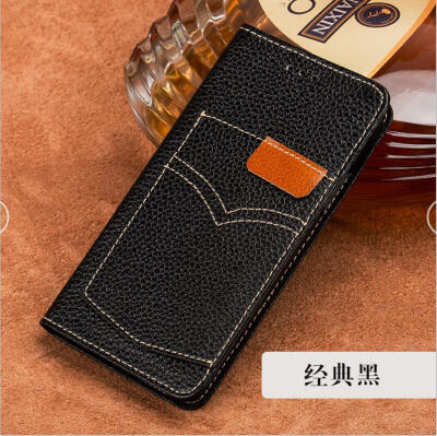 

Genuine Leather flip Case For Samsung S6 S7 S8 Plus Note 8 Cowboy card slot Wallet Phone Cover