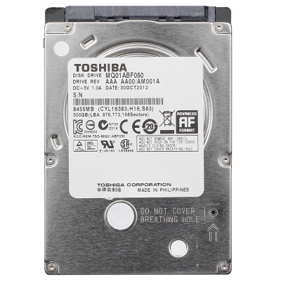 

Toshiba (TOSHIBA) 1 ТБ от 5400 до 8 М SATA ноутбук жесткий диск (MQ01ABD100)