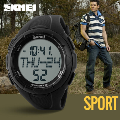 

Mens Sport Multifunctional Digital Watch Pedometer Alarm Stopwatch