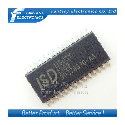 

10PCS ISD1760SY SOP28 ISD1760 SOP 1760SY SMD new and original free shipping