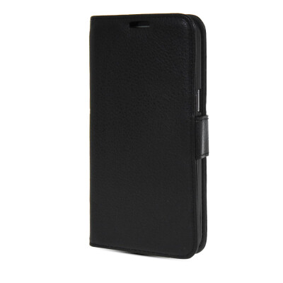 

MOONCASE High quality Leather Side Flip Card Slot Pouch Stand Shell Back Case Cover for Samsung Galaxy Grand 2 G7106 Black