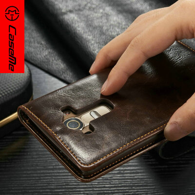 

CaseMe Case for LG G4, Luxury R64 Leather Stand Wallet Magnetic Cell Phone Cover for lg g4, New Arrival