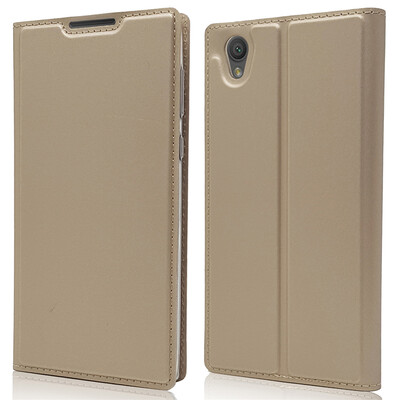 

Роскошный чехол для кошелька для Sony Xperia L1 Высококачественная искусственная кожа с флип-обложкой Kickstand Anti-shock Full Protection