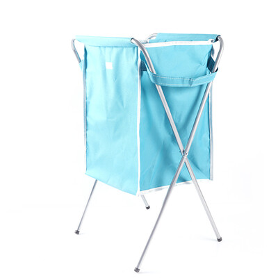 

Qianyue Oxford cloth large folding with lid laundry basket bag dirty clothes storage basket dirty clothes collection toy multi-function storage basket striped