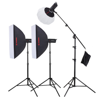 

Kimbe EF150LED фотосъемка световая трансляция видео камера заполняет свет портрет одежда детская студия фото свет мягкая светлая коробка лампа держатель студия огни три света B набор