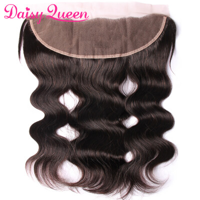 

Brazilian Body Wave Lace Frontal Closure Free Part 8A Ear to Ear Human Hair Lace Closure 13"x4" Natural Color Virgin Remy Hair