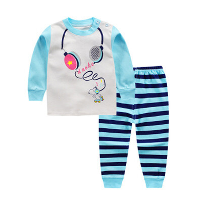 

2016 cotton children sleeping suits autumn pajamas kids Fashion newst homewear baby pajamas pajamas home wear clothes