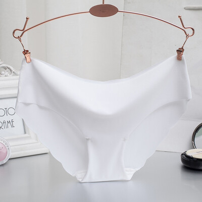 

Women Brief Original New Ultra-thin Seamless Traceless Sexy Lingerie Trimming Low Waist Ruffles Underwear -XL Plus Size Panties