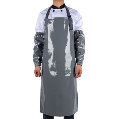 

Work Bib Apron Adjustable for Men & women Water&Oil resistant Multipurpose UseCome with 2 pieces of sleeve covers for free
