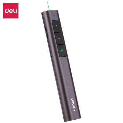 

Deli Green Rechargeable Laser Wireless Presenter PPT Laser Page 2809