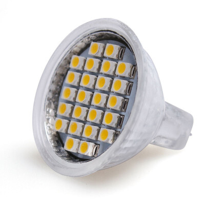 

mr11 24smd 3528 теплые белые светодиодные лампы фонарей AC 12в 1.8w