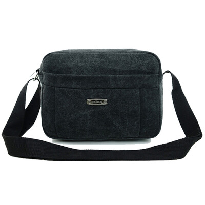 

D.jiani ™ Canvas shoulder messenger bag