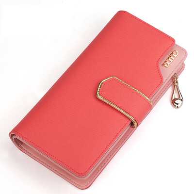 

AIM lady wallet wallet wallet female European and American trend sweet lady wallet card bag large capacity ladies handbag N101 pink