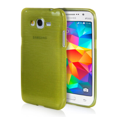 

MOONCASE Soft Flexible Silicone Gel TPU Skin Shell Back ЧЕХОЛ ДЛЯ Samsung Galaxy Grand Prime G530H Green