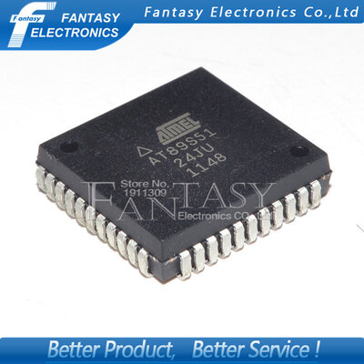 

5PCS AT89S51-24JU PLCC AT89S51-24 PLCC44 AT89S51 new&original IC free shipping