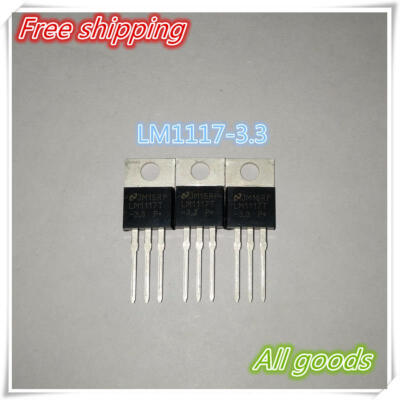 

Free Shipping 20pcs LM1117T-3.3 LM1117T LM1117 Low Dropout Voltage Regulator 3.3V