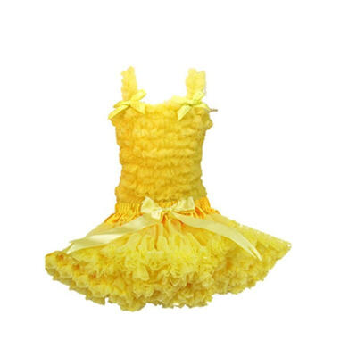 

Buenos Ninos Girl's Pure Chiffon Dance Pettiskirt Tutu Set 11 Colors