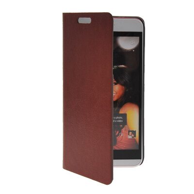 

MOONCASE Slim Leather Side Flip Wallet Card Slot Pouch with Kickstand Shell Back чехол для HTC Desire Eye Brown