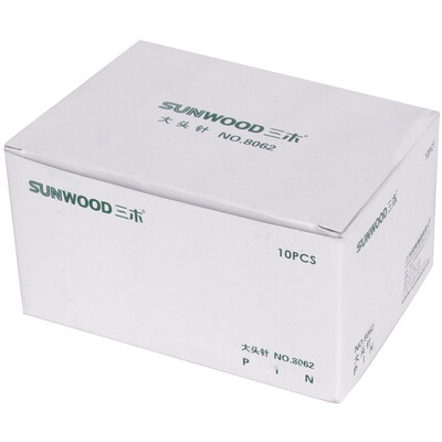 

Miki SUNWOOD 8062 nickel plated pin 50 grams box 10 boxed