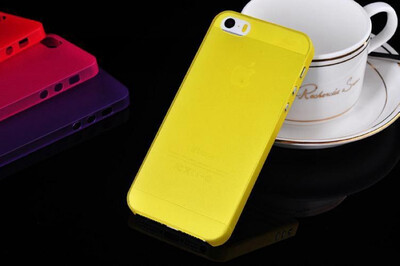 

YELLOW For Apple iPhone 5 5S Ultra Thin 03mm Back Hard Case Cover Skin