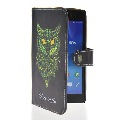 

MOONCASE Leather Side Flip Wallet Card Slot Pouch Stand Shell Back Case Cover for Sony Xperia Z2