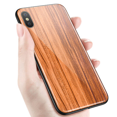 

Feichuang Apple x Мобильная оболочка iPhoneX / 10 Обложка Apple All-inclusive, устойчивая к разрушению Набор из дерева Зерновое стекло Shell